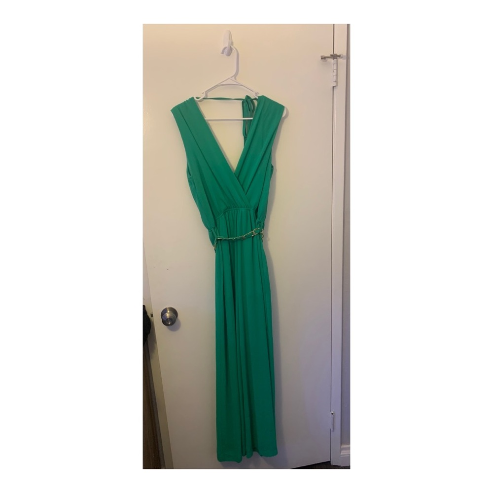 PAPAYA: Green Jumpsuit